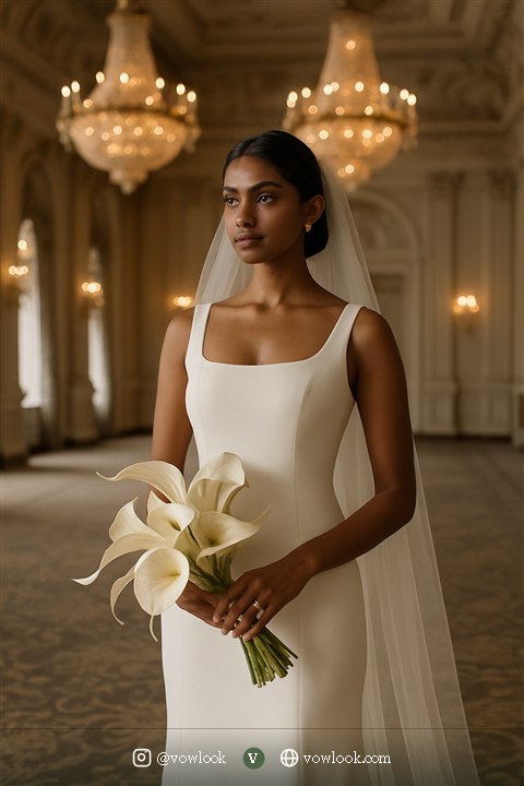 Modern Ballroom wedding look