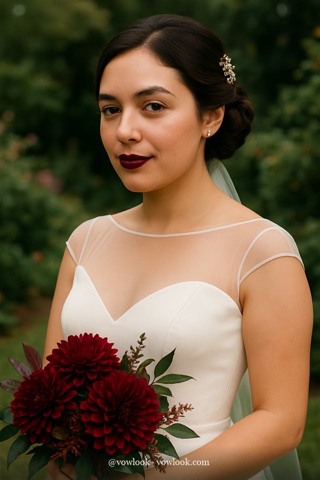 Chic Bohemian visualized on the sample bride